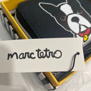 Marco Tetro Wallet Wristlet in Boston Terrier Design NIB